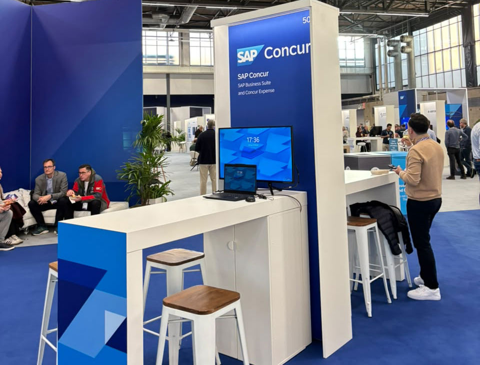 SAP Lösungsstand in der Ausstellungshalle des SAP Partner Summit 2026