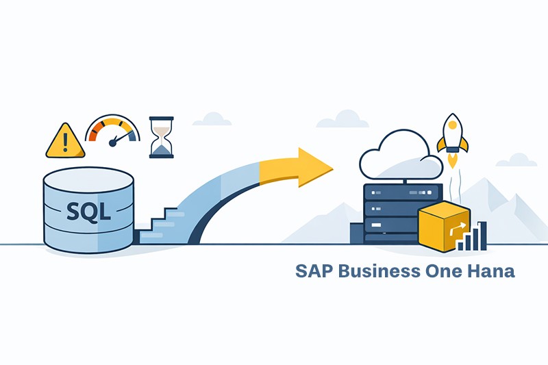 Anzeichen, dass Sie aus SQL herausgewachsen sind: Wann es Zeit ist, auf SAP Business One auf HANA umzusteigen